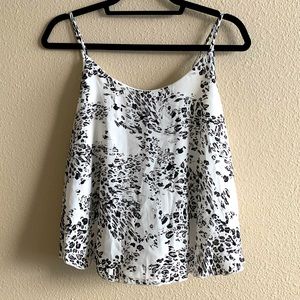 White Leopard Cami